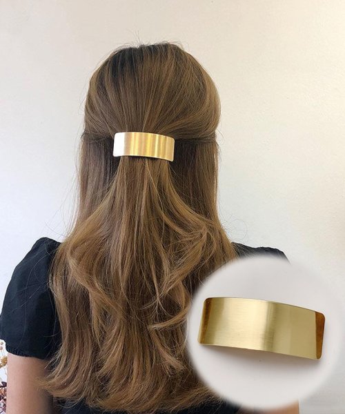 セール 11 Off バレッタ ヘアクリップ 髪飾り ヘアアクセサリー ゴールド ヘアアレンジ 髪留め まとめ髪 オフィス 発表会 卒業式 入学式 ショッピングゴー Shoppinggo Magaseek