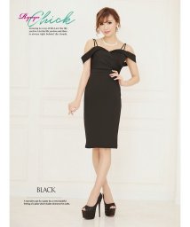 Rew-You(リューユ)/キャバ ドレス キャバドレス シンプル ワンカラー/ブラック