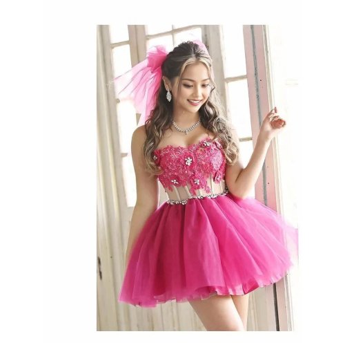 セール コルセット 花刺繍 キャバドレス パニエ バースデー リューユ Rew You Magaseek