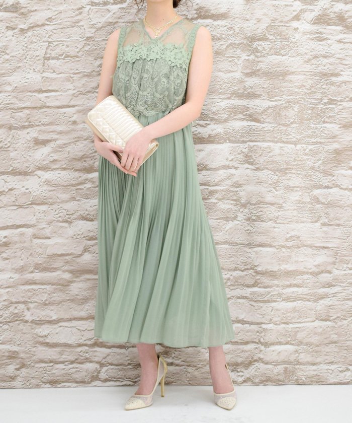 クーポン開催中 セール 25 Off レーストップス 消しプリーツセット 結婚式 成人式 お呼ばれ エイミーパール バイ パウダーシュガー Eimy Peal By Powder Sugar Magaseek