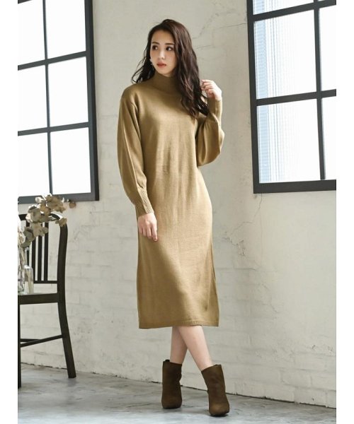 ニットワンピース セーター 楽ちん ハイネック 長袖 アールベート Rvate Magaseek ニットワンピース セーター 楽ちん ハイネック 長袖 アールベート Rvate Magaseek