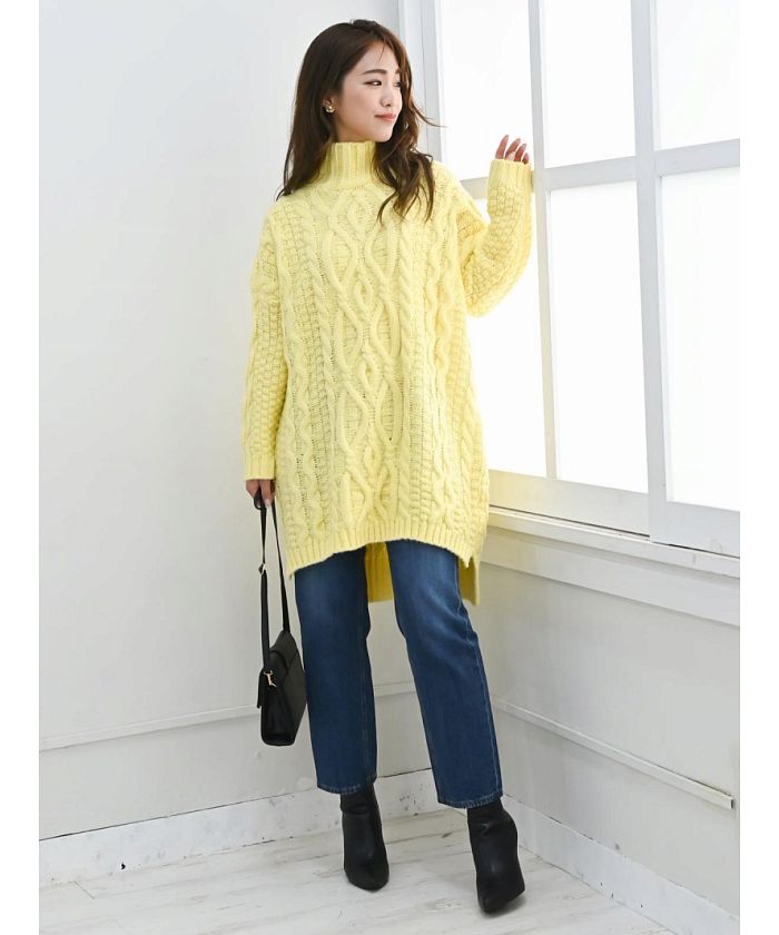 ニット・セーター(イエロー・黄色)のファッション通販 - MAGASEEK
