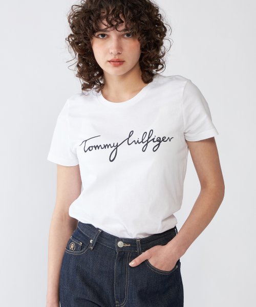 ロゴクルーネックtシャツ トミーヒルフィガー Tommy Hilfiger Magaseek ロゴクルーネックtシャツ トミーヒルフィガー Tommy Hilfiger Magaseek
