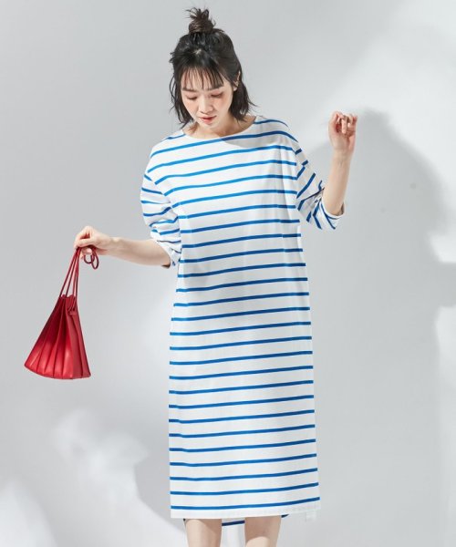 セール 50 Off Kmkk コットンテンジク ボートネック ワンピース Kf68 組曲 Kumikyoku Magaseek