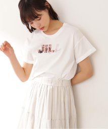 JILL by JILL STUART(ジル バイ ジル スチュアート)/ロゴフォトシルケットTシャツ/ホワイト