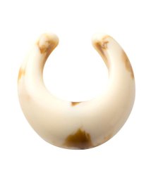 cream dot(クリームドット)/マーブル/クリアのドロップ型片耳用イヤーカフ/ナチュラル