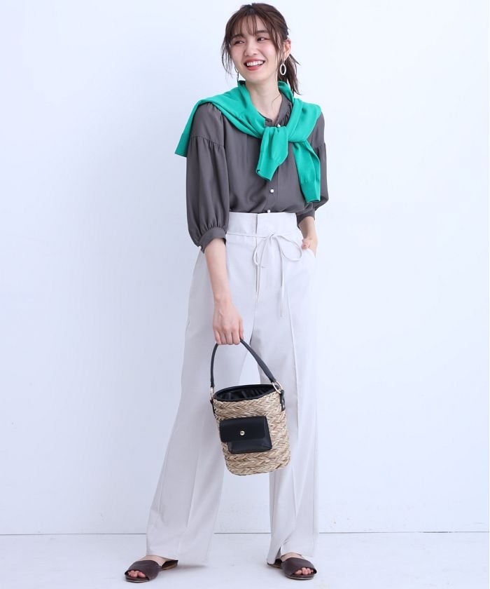 サスペンダー付ワイドパンツ ジャスグリッティー Jusglitty Magaseek