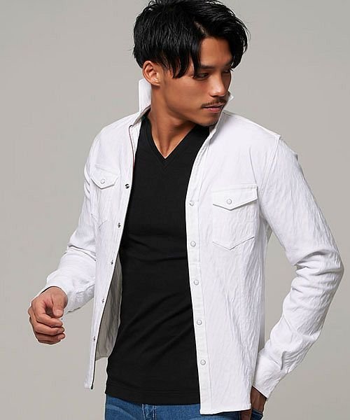 長袖シャツ メンズ トップス スキッパー タイト 細身 カジュアルシャツ ストレッチ 伸縮性 白シャツ ボタンダウン ブラック ホワイト 黒 白 M L Xl ヴィオラ Viola Magaseek 長袖シャツ メンズ トップス スキッパー タイト 細身 カジュアルシャツ ストレッチ 伸縮性 白シャツ ボタンダウン ブラック ホワイト 黒 白 M L Xl ヴィオラ Viola Magaseek