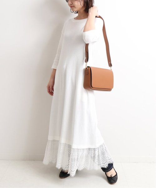 レースドッキングワッフルワンピース スローブ イエナ Slobe Iena Magaseek