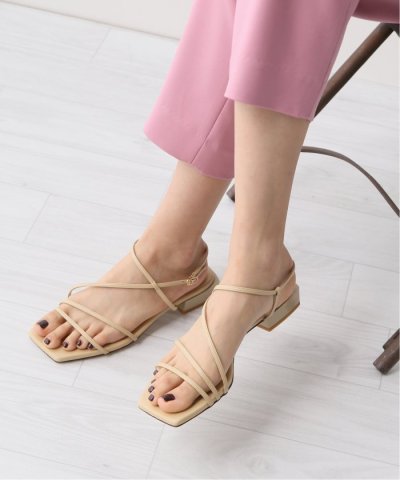 Le Talon／GRISE 2.5cmアシメストラップサンダル◆／503960627