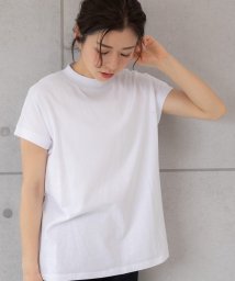 PREFERIR(プレフェリール)/モックネックフレンチＴシャツ/ホワイト