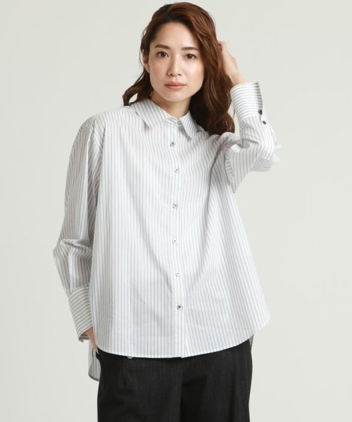 セール 50 Off 大きいサイズ 襟付きノンアイロンシャツ ラ エフ La F Magaseek