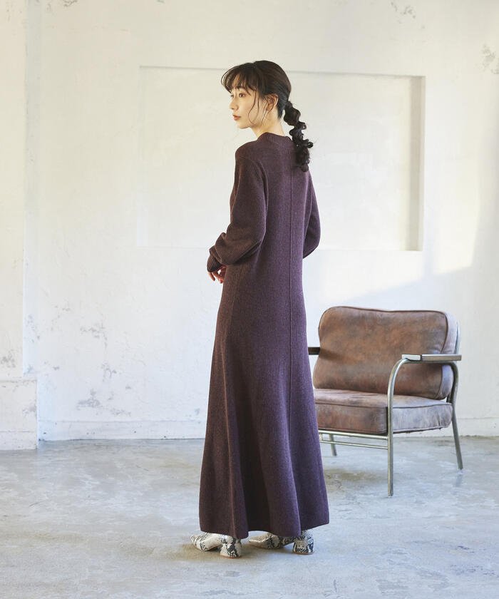 セール ニットフレアワンピース ドロワット ロートレアモン Droite Lautreamont Magaseek
