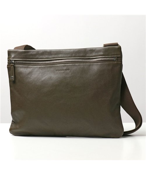 セール 1048 798 レザー ショルダーバッグ メッセンジャーバッグ スモールロゴ 鞄 メンズ ロンシャン Longchamp Magaseek