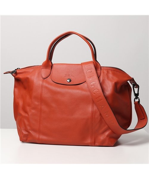 Longchamp(ロンシャン)/1515 757 ル プリアージュ ハンドバッグ ショルダーバッグ レザー 鞄 レディース/オレンジ