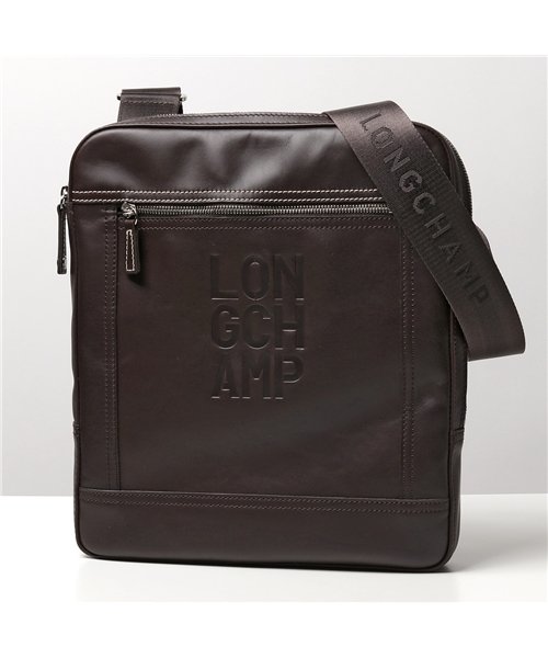 Longchamp(ロンシャン)/1714 189 レザー クロスボディ バッグ ショルダーバッグ 鞄 002 メンズ/ブラウン