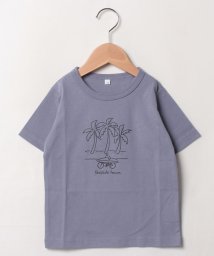b-ROOM(ビールーム)/アソートグラフィック半袖Tシャツ 【PTPR】/ブルーグレー