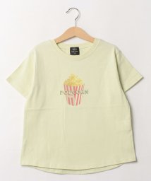 petit main(プティマイン)/オーガニックコットン モチーフプリントTシャツ/レモンイエロー
