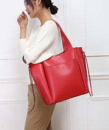 UNGRID bag(アングリッド　バッグ)/スムース サイドかがり軽量トート/RED