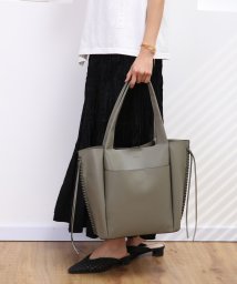 UNGRID bag(アングリッド　バッグ)/スムース サイドかがり軽量トート/OLV