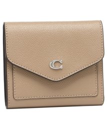 COACH/コーチ 二つ折り財布 ミニ財布 ベージュ ブラック レディース COACH C2328 LHTAU/503958059