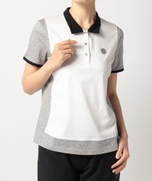 LANVIN SPORT(ランバン スポール)/ハイゲージハイブリッド半袖シャツ【アウトレット】/ホワイト系 