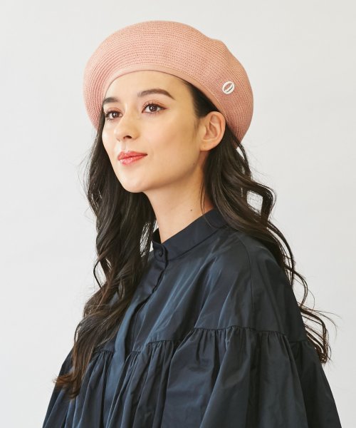 Chapeaud'O(Chapeaud’O)/Chapeau d' O Silk Braid Beret/ピンク