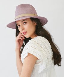 Chapeaud'O(Chapeaud’O)/Chapeau d' O Color Long Brim Fedora/ライトパープル