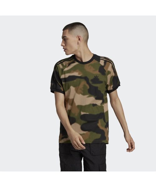 セール カモ 3ストライプ 半袖tシャツ アディダス オリジナルス Adidas Originals Magaseek