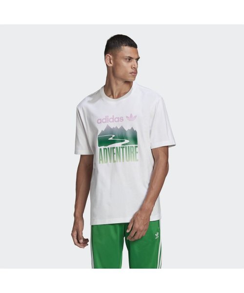 セール アディダス アドベンチャー マウンテンロゴ 半袖tシャツ アディダス オリジナルス Adidas Originals Magaseek