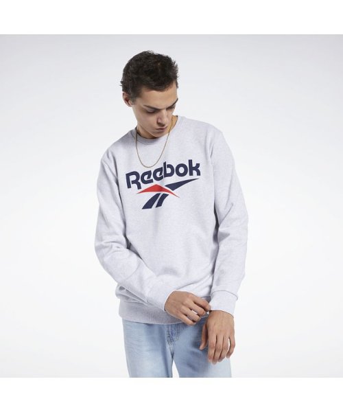 Reebok(リーボック)/クラシックス ベクター クルー スウェットシャツ / Classics Vector Crew Sweatshirt/グレー