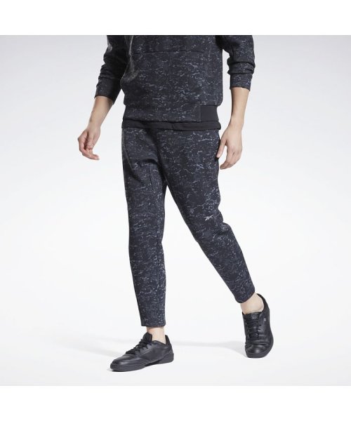 Reebok(リーボック)/【セットアップ対応商品】DMX オールオーバー プリント パンツ / DMX Allover Print Pants/ブラック