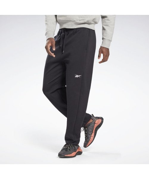 Reebok(リーボック)/ドリームブレンド コットン トラックパンツ / DreamBlend Cotton Track Pants/ブラック