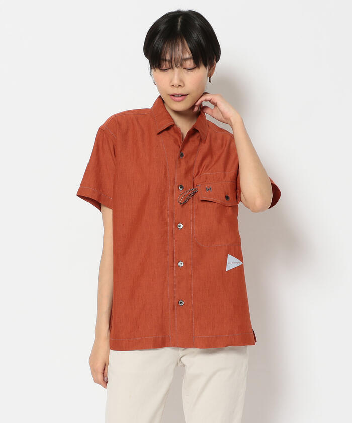 品質満点 アンドワンダー and wander シャツ レディース - シャツ