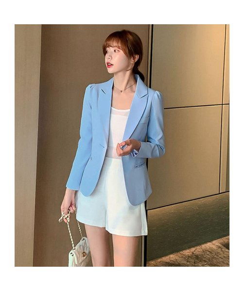 セール テーラードジャケット レディース ジャケット コート 通勤 オフィス パワショル 着痩せる 女性 アウター 春新作 韓国ファッション セイヘイショップ Seiheishop Magaseek