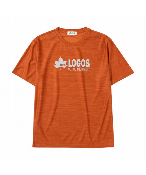 MAC HOUSE(men)(マックハウス（メンズ）)/LOGOS ロゴス リフレクタープリントTシャツ 1233－4354/オレンジ