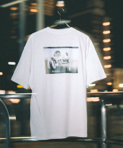 セール 半袖プリントt メンズ レディース ユニセックス Tシャツ カジュアル ビッグシルエット オーバーサイズ 綿 コットン バックプリント フォト ストリート イラ ロッキーモンロー Rocky Monroe Magaseek