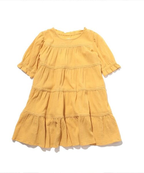セール 12 Off 90 150cm 楊柳ティアードワンピース シューラルーキッズ Shoo La Rue Kids Magaseek