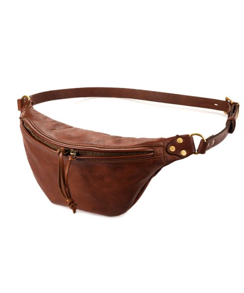 ヴァスコ オールドオイル ウエストバッグ 本革 日本製 メンズ ブランド バスコ Vasco Vs 242l ヴァスコ Vasco Magaseek