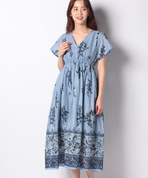 C Fortpoint ふんわりインド綿100 半袖ワンピース ジーンズメイト Jeans Mate Magaseek