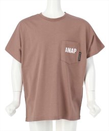 ANAP KIDS(アナップキッズ)/吸水速乾ドルマンオーバーサイズＴシャツ/モカ