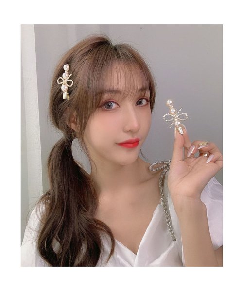 セール ヘアピン ヘア留め 2タイプ ヘアアクセサリー キラキラ クロスヘアピン オシャレ 髪飾り 上品 パーティー髪飾り パール ラインストーン セイヘイショップ Seiheishop Magaseek