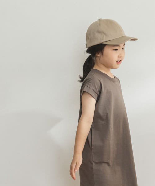 URBAN RESEARCH DOORS（Kids）(アーバンリサーチドアーズ（キッズ）)/FORK&SPOON　オーガニックコットンワンピース(KIDS)/BROWN