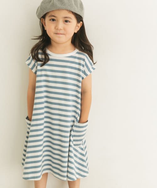 セール オーガニックボーダーフレアワンピース Kids アーバンリサーチドアーズ キッズ Urban Research Doors Kids Magaseek