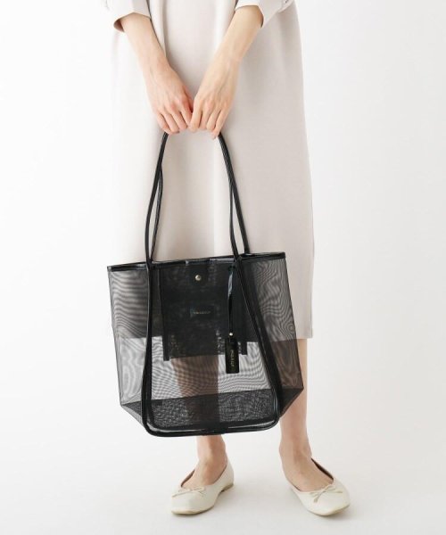 セール エナメルコンビチュールトートバッグ オペークドットクリップ Opaque Clip Magaseek
