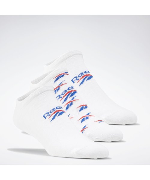 Reebok(リーボック)/クラシックス インビジブル ソックス 3足組 / Classics Invisible Socks 3 Pairs/ホワイト