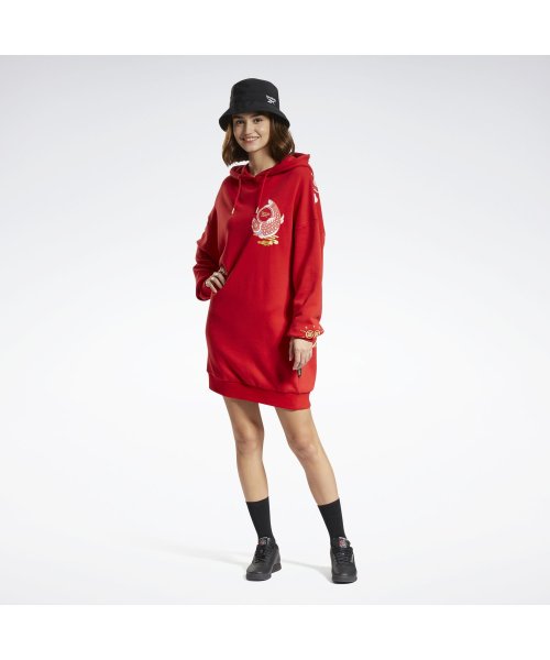 Reebok(リーボック)/クラシックス CNY フーデッド ドレス / Classics CNY Hooded Dress/レッド