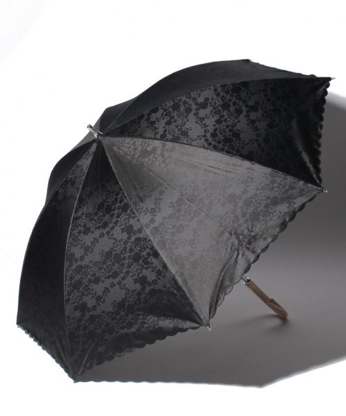 LANVIN Collection(umbrella)(ランバンコレクション（傘）)/LANVIN COLLECTION（ランバンコレクション）晴雨兼用日傘　スカラ刺繍レース/ブラック