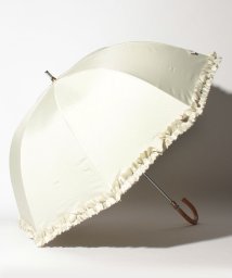 LANVIN en Bleu(umbrella)(ランバンオンブルー（傘）)/LANVIN en Bleu（ランバン オン ブルー）晴雨兼用日傘　ドビーフリル/ライトグリーン