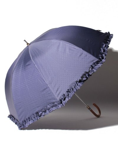 LANVIN en Bleu（ランバン オン ブルー）晴雨兼用日傘　ドビーフリル